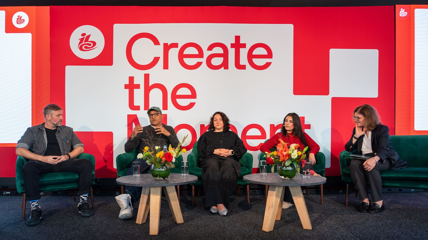 L-R Adam Kaczmarski, Creative Producer, Electric Robin, Gau Narayanan, MD Europe, Vice Media Group, Ksenija Koženkova, Head of non-standard Media Partnerships & Innovation, Vinted, Noëlla Neffati, Director of Sport & Entertainment, M&C Saatchi Europe, Mary Ann Halford, Principal, Halford Media Advisory 